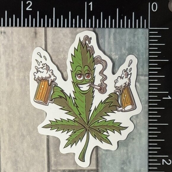 🌀10/$10🌀 Psychedelic 420 Reusable Waterproof Vinyl Sticker Decal - Picture 1 of 1